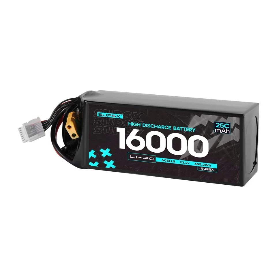 Referencia de construcción y cableado de batería para drones 16,000mAh 25C 3.7V