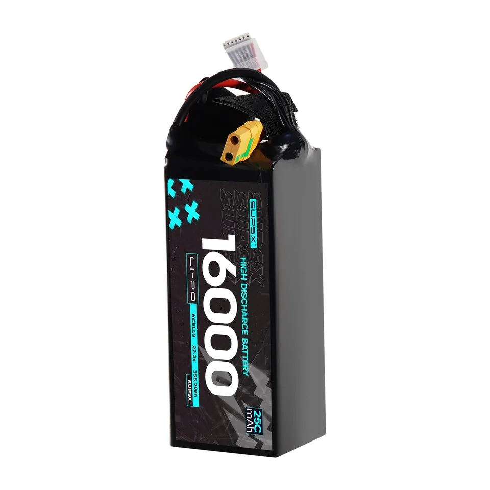 Vista 4 de referencia de batería para drones 16,000mAh 25C 3.7V
