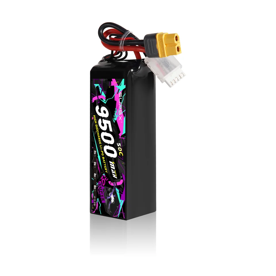 Vista 4 de referencia de batería para embarcaciones RC 9,500mAh 25C 3.7V