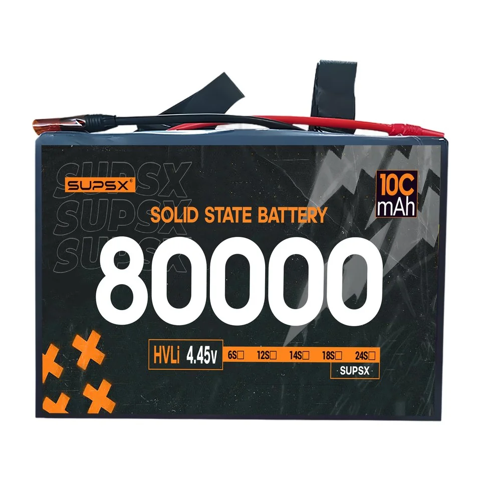 Referencia de batería para drones: 4.45V 80000mAh 3C